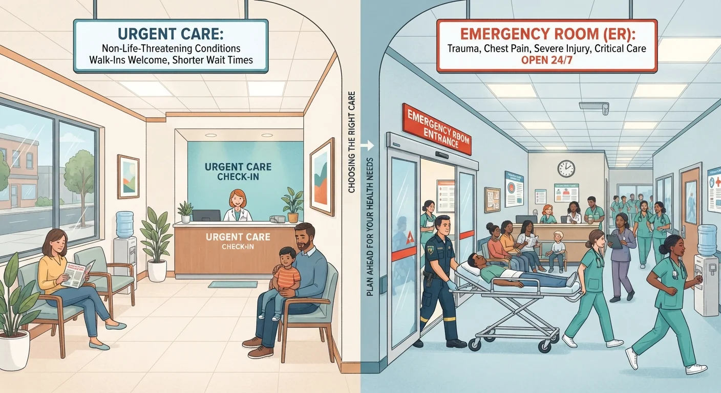 Urgent Care vs. Emergency Room: Knowing Where to Go